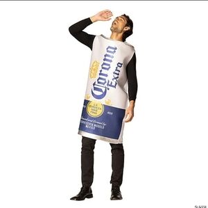 Rasta Imposta Corona Extra Beer Can Costume. One Size. New.